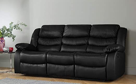 DProT Recliner Sofa Leather bonded Reclining Lazyb