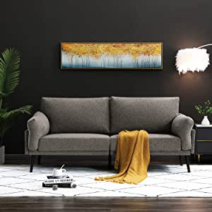 Vonanda Modern Sofa Couch,Breathable Linen Fabric 