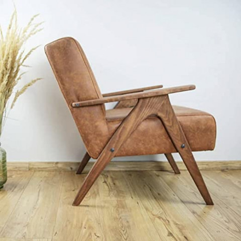 Mid-Century Armchair – Indoor Accent Chair f