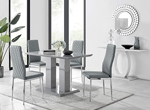 Furniturebox UK Dining Table & Chairs- Imperia