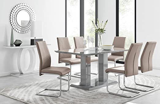 Furniturebox UK Dining Table & Chairs- Imperia