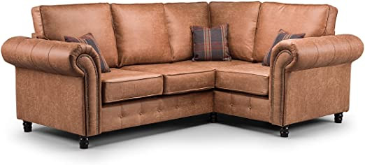 Honeypot- Sofa - Oakland - Faux Leather - 3 Seater