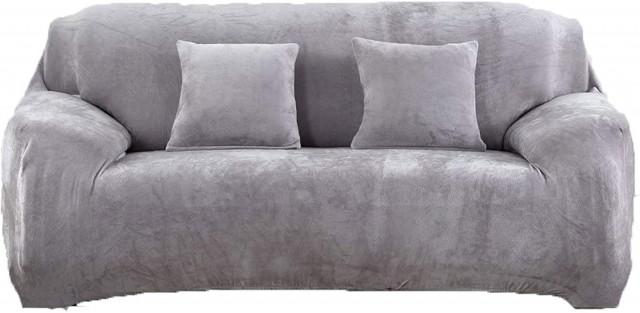 Thick Sofa Covers 1/2/3/4 Seater Pure Color Sofa P