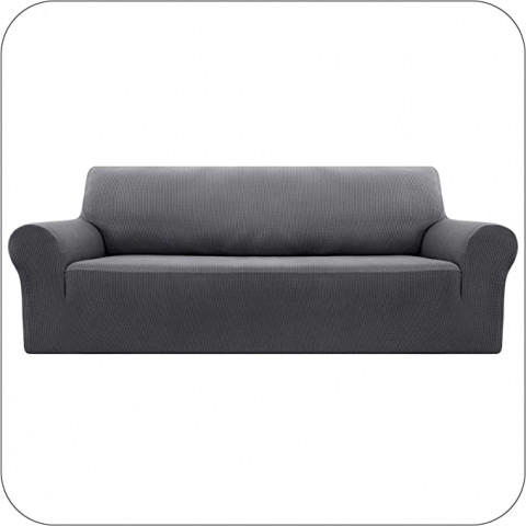 Amazon Brand - Umi Velvet Sofa Cover Stretch Slipc