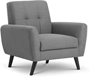 Julian Bowen Monza Arm Chair, Grey