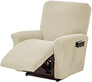 LiveGo Jacquard Recliner Chair Covers, Stretch Pol
