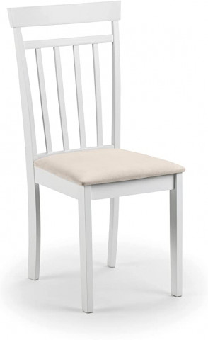 Julian Bowen Coast Set of 2 Dining Chairs, White