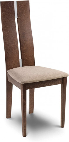 Julian Bowen Cayman Set of 2 Dining Chairs, Walnut
