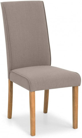 Julian Bowen Seville Set of 2 Dining Chairs, Taupe