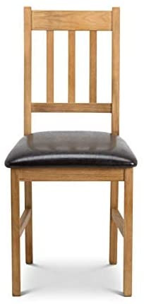 Julian Bowen Coxmoor Set of 4 Dining Chairs, Oak