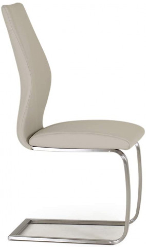 Veronica Dining Chair - Brushed Steel Taupe