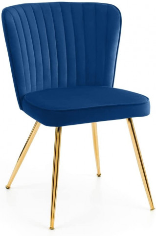 Julian Bowen Set of 2 Cannes Dining Chairs, Blue, 