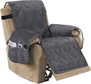 Luxury Velvet Plush Large Width Recliner Chair Cov