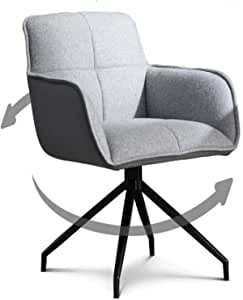 Comfortable Desk Chair, Fabric Work Chair 360°