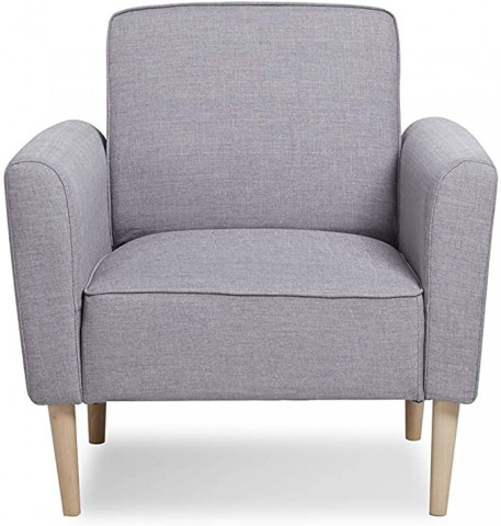 Leader Lifestyle Accent, Fabric, Light Grey, Chair