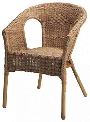 UK Bargain Seller AGEN Chair, rattan, bamboo,58x56