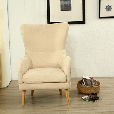 ZDAMN Single sofa Fabric Upholstered Armchair For 