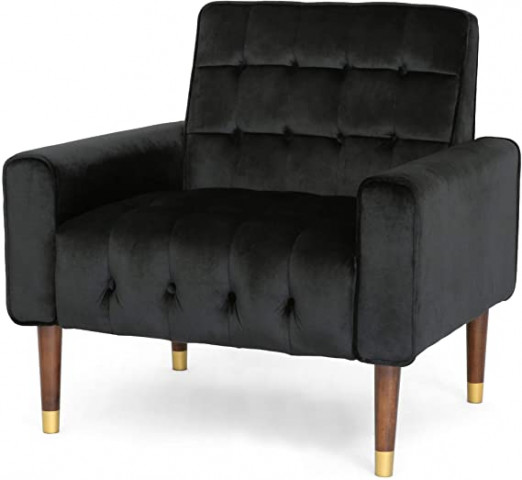 Christopher Knight Home Velvet Armchair, Modern Gl