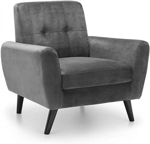 Julian Bowen Sofas, Dark Grey, Chair