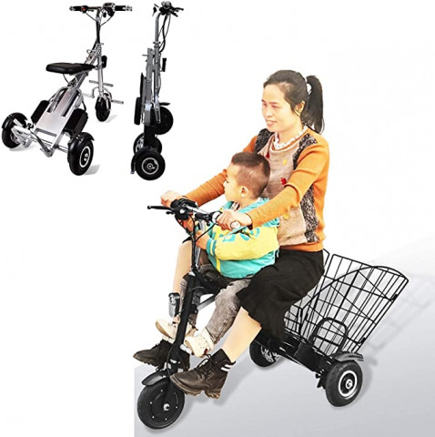 SUYUDD Electric Bicycle Folding E-Bike for Adults 