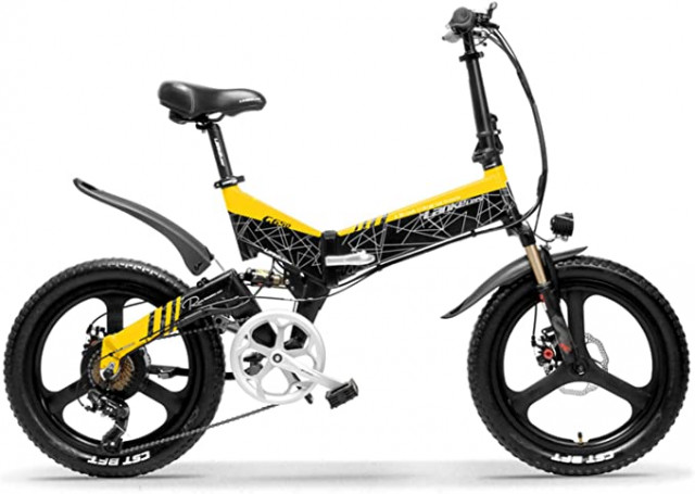 LANKELEISI G650 Electric Bicycle 20 x 2.4 inch Mou
