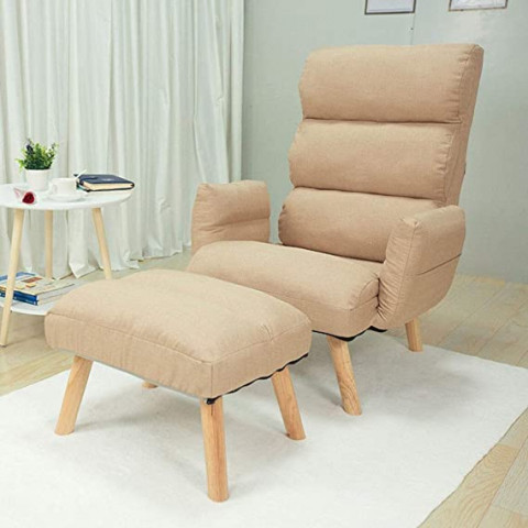 Sofa Chair Living Room Accent Arm Chair With Ottom