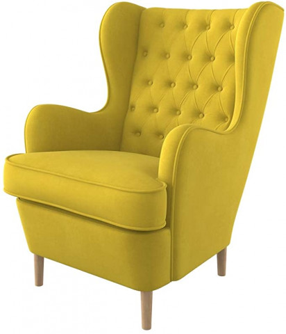 Furninero - Wing Chair, Wingback Armchair, Chester