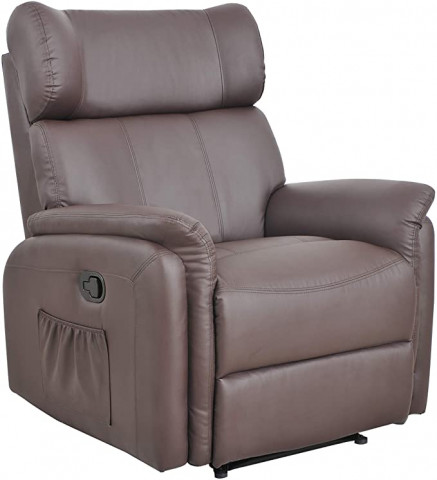 Modern Leather Recliner Armchair Upholstered Sofa 