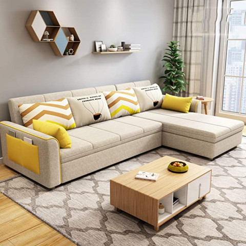 SND-A Sleeper Sectional Sofa,Sofa Bed with Storage