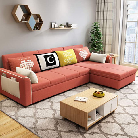 SND-A Sleeper Sectional Sofa,Sofa Bed with Storage