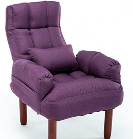ZDAMN Single sofa Folding Lazy Sofa Chair W/Ottoma