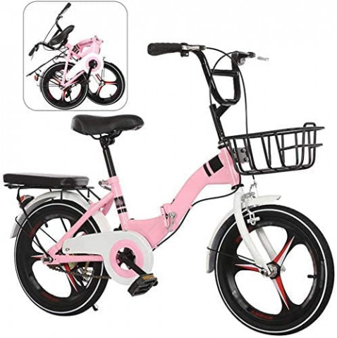 SUYUDD 18-20Inch Folding Bike BMX, Children Youth 