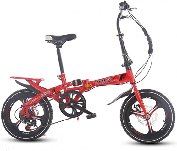 L.HPT Folding Bike 16 Inch Women's Variable Speed 