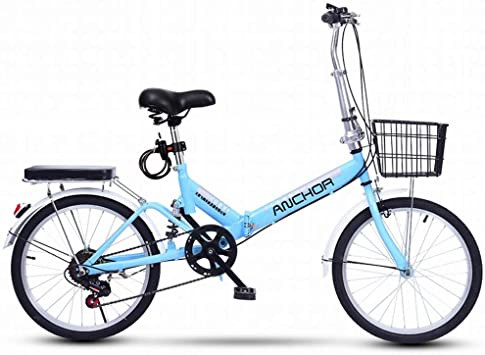 MU Folding Bicycle Women's Adult Ultralight Variab