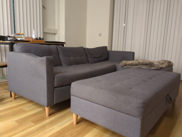 Selsey Copenhagen sofa bed with ottoman seat