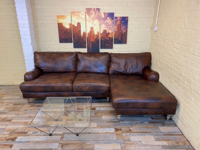 Exquisite Splendour Leather Corner Sofa