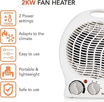 Warmlite WL44002 Thermo Fan Heater