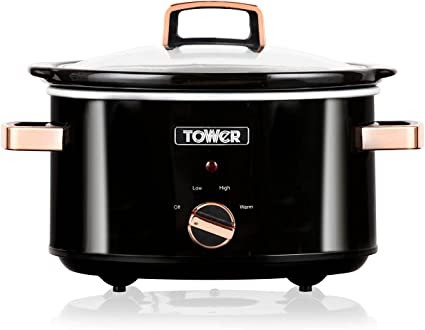 Tower T16018RG 3.5 Litre Stainless Steel Slow Cook