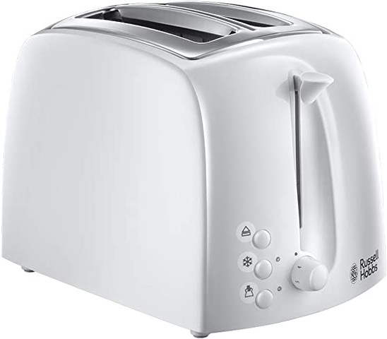 Russell Hobbs 21640 Textures 2-Slice Toaster, Whit