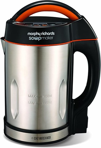 Morphy Richards 48822 Soup maker, Stainless Steel,