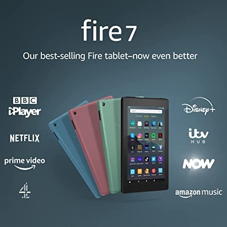 Fire 7 Tablet | 7" display, 32 GB, Black with