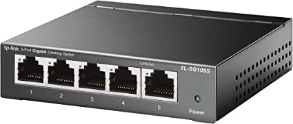 TP-Link TL-SG105S, 5 Port Gigabit Ethernet Network