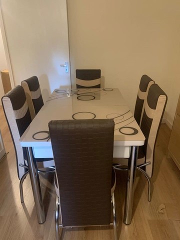 Brand New Turkish Dinning table with 4 and 6 chair