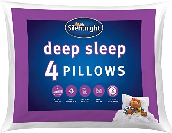 Silentnight Deep Sleep Pillow Pack of 4