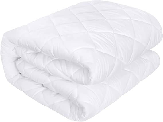 Utopia Bedding Quilted Fitted Mattress Pad Double 
