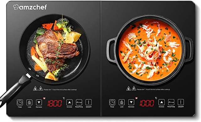 AMZCHEF Double Induction Hob