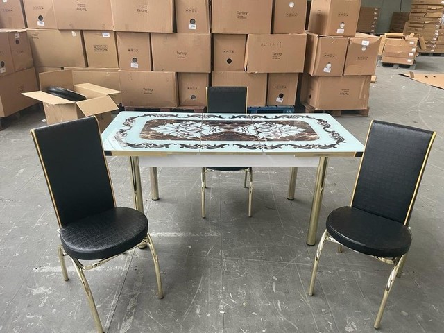 Dining Table BRAND NEW AND 6 Chairs BOXED