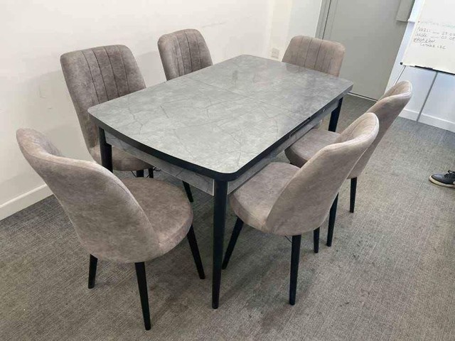 Outstanding Brand New Dining table 6 chairs and 4 