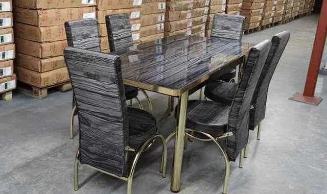 beautiful dining table with chairs available and d