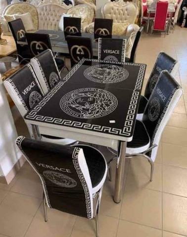 Extendable Versace Dining Tables Solid And Durable
